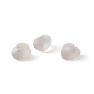 HEART Rose Quartz 10 MM GAVBARI, puolijalokivi