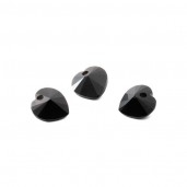 HEART Black Onyx 10 MM GAVBARI, semi-precious stone