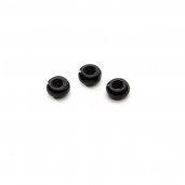 DONUT Black Onyx 2,9x6 mm, semi-precious stone