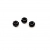 DONUT Black Onyx 2,9x6 mm, puolijalokivi