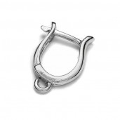 Ear Wire, Jewelry Findings, Earrings, BA 10 ODL-00906 10,5X15,5 MM
