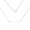 Kaulakorupohja, hopeakorut, hopeaketju, AD 70 CHAIN 58 44 cm