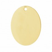 Oval Pendant, Jewelry Findings, LKM-3079 - 0,50 16,1x20,5 mm
