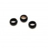 DONUT Black Onyx 5x8 mm, puolijalokivi