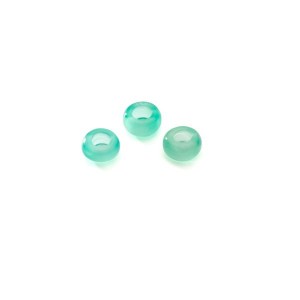 DONUT Green Onyx 2,9x6 mm, semi-precious stone