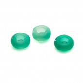 DONUT Green Onyx 5x12 mm, semi-precious stone