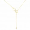 Kaulakorupohja ja äärettömyyden symboli, hopeakorut, hopeaketju, CHAIN 61 (A 030)