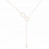 Kaulakorupohja ja äärettömyyden symboli, hopeakorut, hopeaketju, CHAIN 61 (A 030)