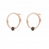 Ear Posts with Crystals, Earrings, Jewelry Findings, Earring Findings, ODL-00703 KLS 13,5 MM VER.3