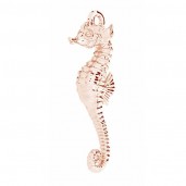 Seahorse Charm, Pendant, Silver Jewelry, ODL-00945 9,2x26 mm