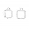 Stone Setting, Square, 10mm, Jewelry Findings, CON 1 ODL-01011 10,8x15 mm 