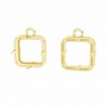 Stone Setting, Square, 10mm, Jewelry Findings, CON 1 ODL-01011 10,8x15 mm 