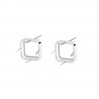 Earrings, Stone Setting, Square, 8mm, Jewelry Findings, KLS ODL-01010 9,2x9,2 mm