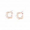 Earrings, Stone Setting, Square, 8mm, Jewelry Findings, KLS ODL-01010 9,2x9,2 mm