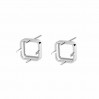 Earrings, Stone Setting, Square, 8mm, Jewelry Findings, KLS ODL-01010 9,2x9,2 mm