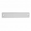 Rectangle Pendant, Engraving or Sew-on, Silver Jewelry, LKM-3125 - 0,40 4,5x25 mm