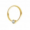 Anhänger mit weißem Kristall, Silberschmuck, ODL-00703 13,5 mm ver.2