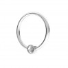 Anhänger ohne Kristall, Silberschmuck, ODL-00703 13,5 mm