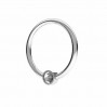 Anhänger ohne Kristall, Silberschmuck, ODL-00703 13,5 mm
