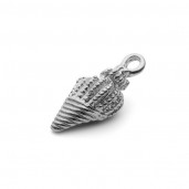 Seashell Pendant, Silver Jewelry, ODL-00770 7,7x17,7 mm
