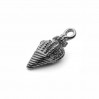 Seashell Pendant, Silver Jewelry, ODL-00770 7,7x17,7 mm