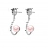  Earrings with Pearl, Earring Findings, KLS ODL-00192 15,5x24 mm