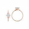 Ring with Crystal, L, Jewelry Findings, RING 01784 CRYSTAL 2x6 mm