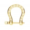 Horseshoe Pendant, Silver Jewelry, ODL-01032 15,4x15,4 mm