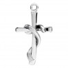 Risti-riipus, hopeakorut, koruosat, ODL-01040 16,3x27,8 mm