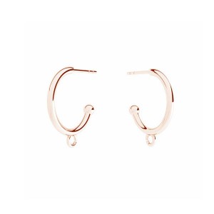 Korvakorupohja, korvakoruosat, hopeakorut, CON 1 KLK-420 16,5x20,5 mm ver.2