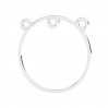 Anhänger Basis, Silberschmuck, Schmuckteile, EL 47 25x25 mm