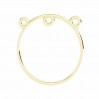 Anhänger Basis, Silberschmuck, Schmuckteile, EL 47 25x25 mm