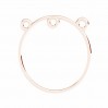 Anhänger Basis, Silberschmuck, Schmuckteile, EL 47 25x25 mm