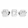 Dog Paws, Beads, Jewelry Findings,  BDS ODL-01033 10x10 mm