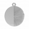 Round Pendant, Jewelry Findings, LKM-3133 17x19,7 mm