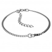 Bracelet Base, 15+4cm, Silver Chains,  PD 50 BRACELET 39 15+4 cm