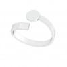 Ring, Jewelry Findings, Silver Jewelry, U-RING LKM-3175 - 05 6x20 mm