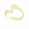 Ring, Jewelry Findings, Silver Jewelry, U-RING LKM-3175 - 05 6x20 mm