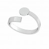 Ring, Jewelry Findings, Silver Jewelry, U-RING LKM-3175 - 05 6x20 mm