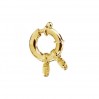 Spring Ring Clasp, Jewelry Findings, AMP 3x8,5 mm