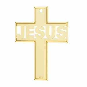 Cross Charm, Crucifix, LKM-3152 - 0,50 18x25 mm Cross Charm, Crucifix, LKM-3152 - 0,50 18x25 mm