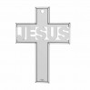 Cross Charm, Crucifix, LKM-3152 - 0,50 18x25 mm