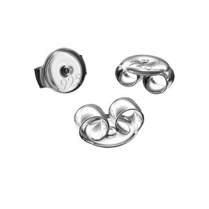 Ear Backs, Back-Stoppers, Earring Findings, BAR 1 5,3 mm