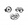 Ear Backs, Back-Stoppers, Earring Findings, BAR 1 5,3 mm