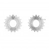 Sun Ear Posts, Earring Findings,  KLS ODL-01096 12,2x12,2 mm