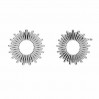 Sun Ear Posts, Earring Findings,  KLS ODL-01096 12,2x12,2 mm