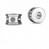 Korujakajapohja, hopeahelmi, Koruosat, ODL-00123 5x5 mm (1088 PP 7)