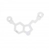 Serotoniini-riipus, hopeakorut, koruosat, LKM-3247 11,1x17,9 mm