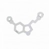 Serotoniini-riipus, hopeakorut, koruosat, LKM-3247 11,1x17,9 mm