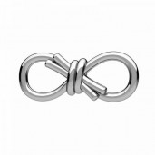 Infinity Sign Pendant, Silver Jewelry, ODL-01156 6,4x16,2 mm